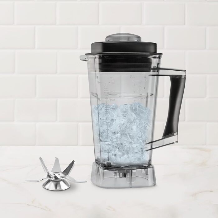 Ufesa Mystiz Topaz Stand Mixer, 2000W Power, 2L Tritan Jug, Electronic Speed Control, Touchscreen, 6 Stainless Steel Blades, 8 Automatic Programs, Ice Crushing Function