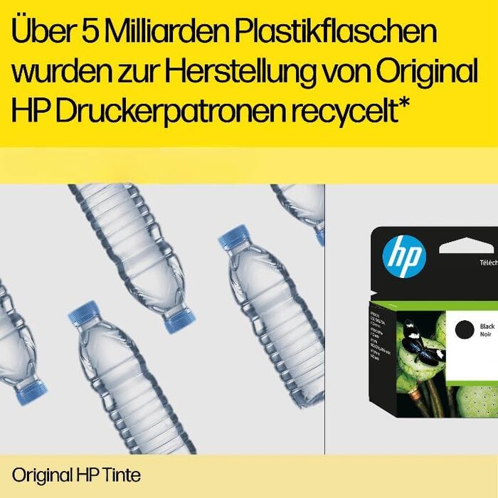 Оригінальний чорний картридж HP 301XL для принтера, підвищена ємність