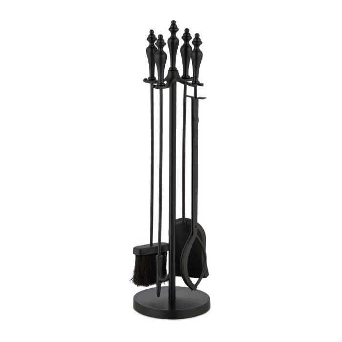 Relaxdays 5-Piece Fireplace Set