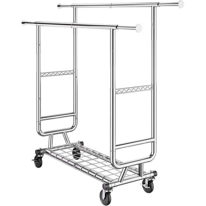 Стійка для одягу VEVOR - міцна чорна конструкція 200 x 1010 x 1510 мм для спальні, гардеробу, передпокою