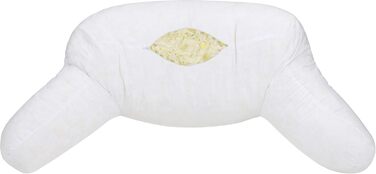 Подушка для чоловіка з підлокітниками - велика, для читання та відпочинку в ліжку. Преміум піна з пам'яті, знімна подушка для шиї на стрічці. XXL, піна з пам'яті