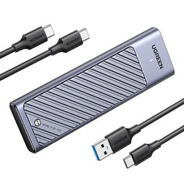 Зовнішній корпус для SSD UGREEN M.2 NVMe/SATA USB 3.2 Gen 2, швидкість 10 Гбіт/с