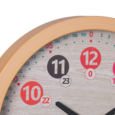 Relaxdays Colorful Wall Clock for Children