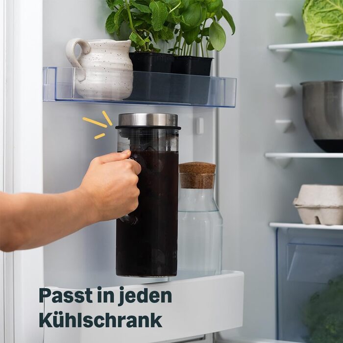 SILBERTHAL Набір для приготування кави French Press: ручна кавомолка, термопреса 1л, регульований помел, нержавіюча сталь та скло. Подарунковий набір для кавоманів та любителів Cold Brew