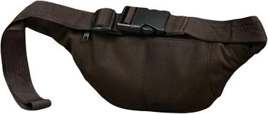 STILORD 'Maverick' - Сумка на пояс/Через плече з м'якої шкіри для чоловіків та жінок. Сумка на стегно, для камери, телефону, подорожей, фестивалів, трекінгу (Димно-коричнева)