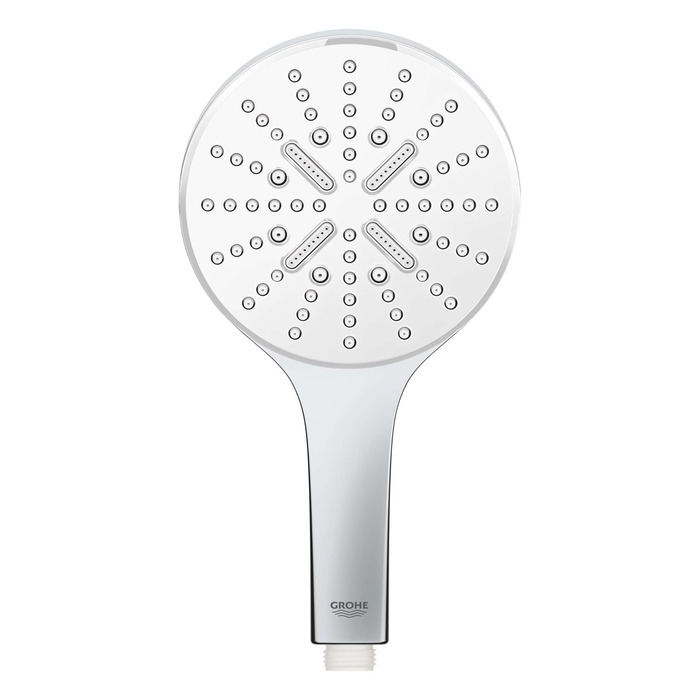 Душова лійка Grohe Rainshower кругла, біла, 3-функціональна