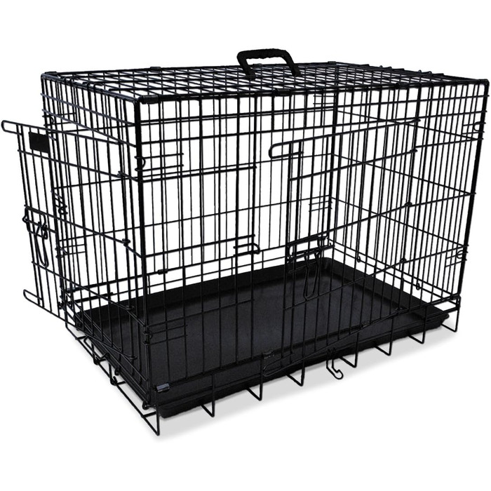Переносний вольєр для собак Nobby 62315, чорний, 124 x 75 x 82 см, складний