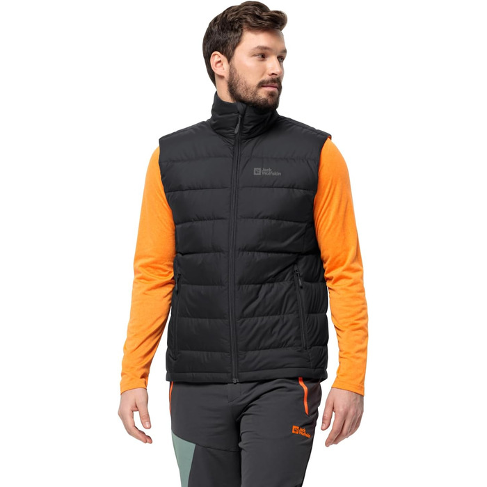 Жилет чоловічий Jack Wolfskin Ather Down M Rds, чорний, XL