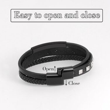 Чоловічий/жіночий браслет з дерева Manfn, 6 шт. у наборі, регульований, виготовлений з дерева, плетіння Gflochtns, стильний браслет на руку