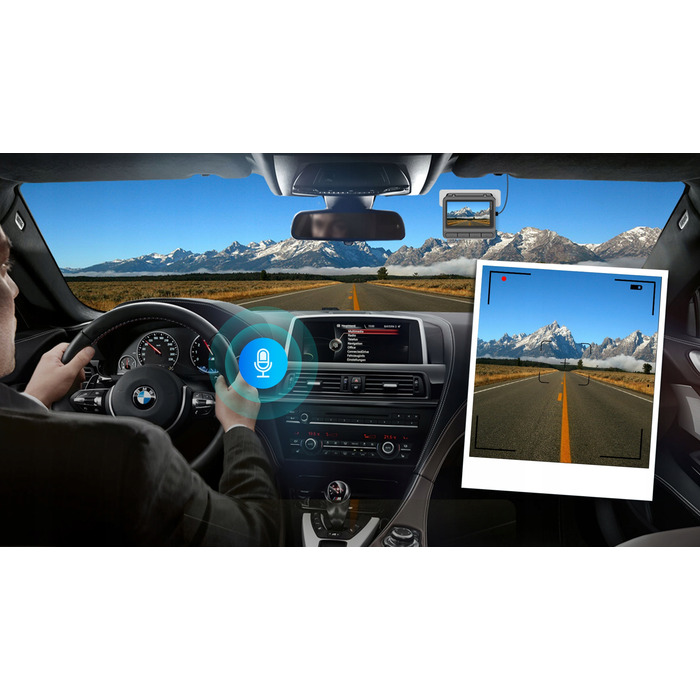 Автомобільний відеореєстратор DDPAI Z60 Pro 4K HDR з GPS, Wi-Fi, BT та карткою пам'яті 128ГБ