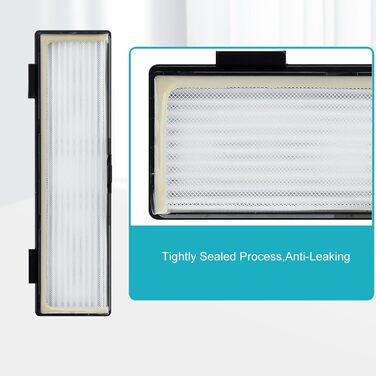 Запчастини для роботів-пилососів Neato D Series (D75, D80, D85, D3, D4, D5, D6, D7, D8, D9): комбінована щітка, 5 фільтрів, 2 бокові щітки, інструмент для чищення