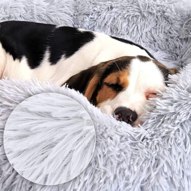 Крісло-ліжко для собак та котів Yuma Spazio, турецький, 35x50 см, міцне, анти-гризучий, м'яке сіре