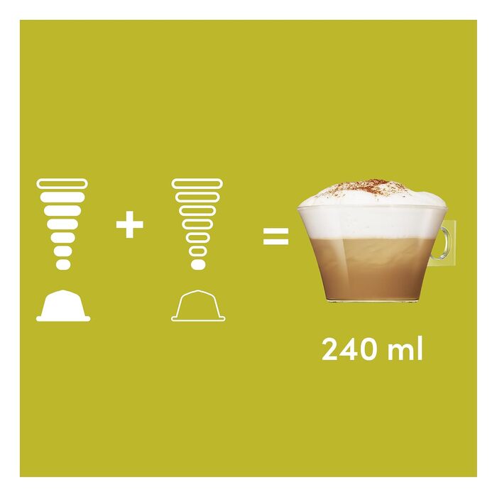 Кавові капсули NESCAFÉ Dolce Gusto Cappuccino, набір 3х16 шт (48 капсул)
