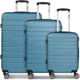 Набір валіз Bench Hartgepäck Seattle 3-тіл. | ABS, TSA-замок, 4 колеса | Чоловічий/Жіночий | Колір: Nordic-blue