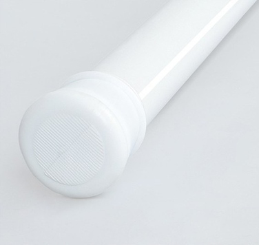 Розсувна штора для ванної Gold start 160-300 x 25 мм, чорна