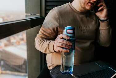 Kambukka Water Bottle - ELTON Model - 500/750/1000 ML - Water Bottle - dirt and odor resistant - shockproof - dishwasher safe - easy to clean - milliliter markings