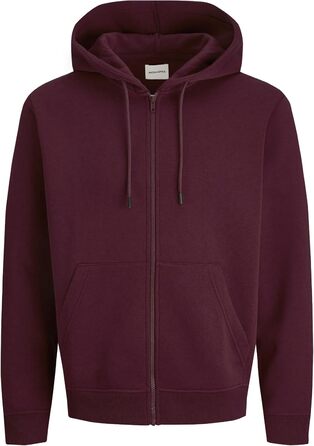 Куртка Jack & Jones Plus Size з капюшоном, великі розміри 6XL, однотонна (M, Port Royale)