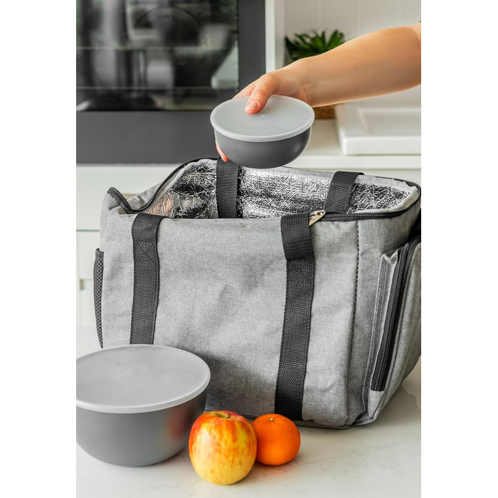 KitchenAid 3-Piece Nesting Mixing Bowls - Charcoal Gray (4pc Meal Prep Bowls)