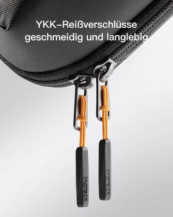 Inateck Electronics Case, Water-Resistant Accessory Bag, Gadget Organizer Bag, USB Cable Organizer, Travel-Friendly, AB03007