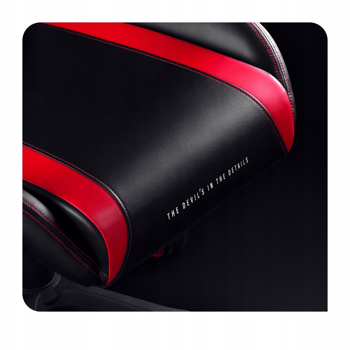 Ігрове крісло Diablo Chairs X-Horn 2.0, штучна шкіра, чорно-червоне