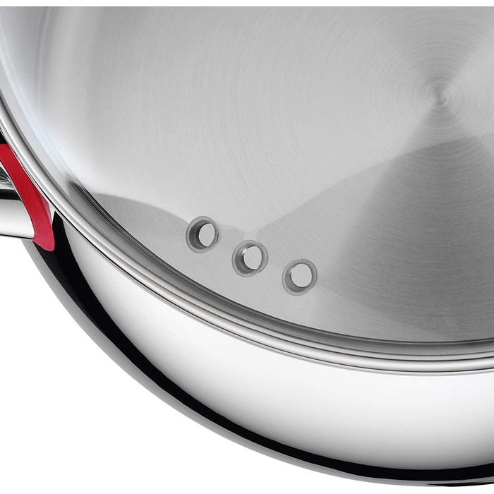 Каструля з ручкою WMF Quality One 16 см без кришки, 1,7 л, каструля для молока, каструля з нержавіючої сталі Cromargan, полірована, без покриття, для індукційних плит