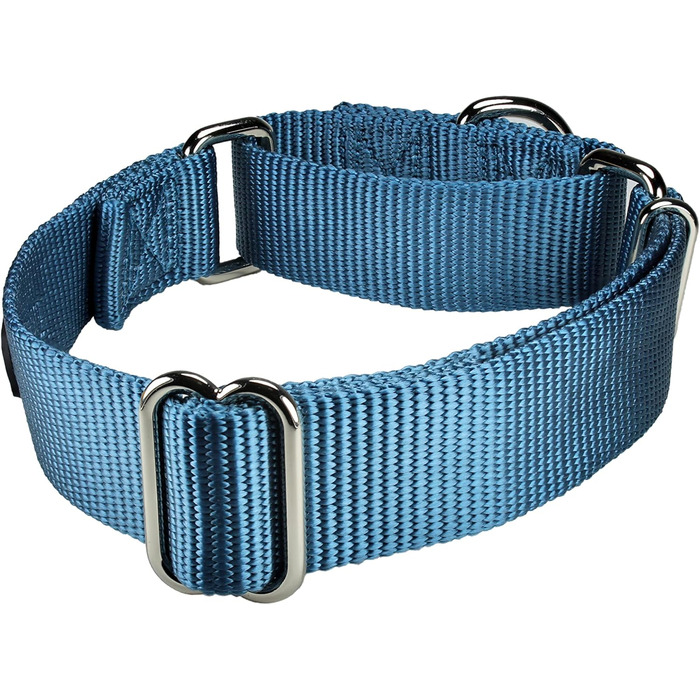 Нашийник для собак Mikivery Marraht з металевим декором, для малих, середніх та великих собак, чорний, розмір M (35.5-53 см)