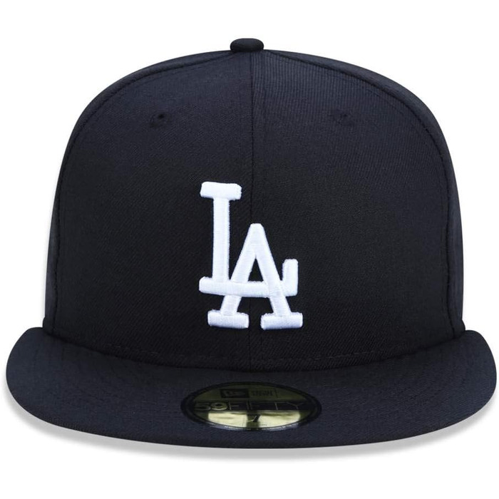 Кепка New Era MLB Basic LA Dodgers 59Fifty Fitted чорна/біла (60-61)