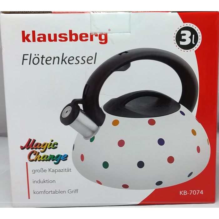 Чайник заварник з нержавіючої сталі Klausberg (Weiß Magic)