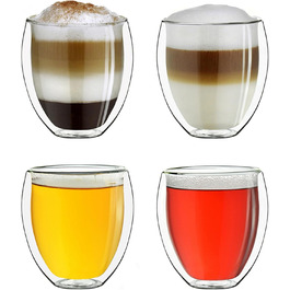 Created double-walled glasses 400ml 