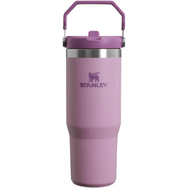 Stanley Flip Straw Tumbler 1.0 Water Bottle with Straw 0.89L - Thermos Bottle Keeps 12+ Hours Cold - Dishwasher Safe - Sports Bottle - Water Bottle BPA Free - (Lilac)