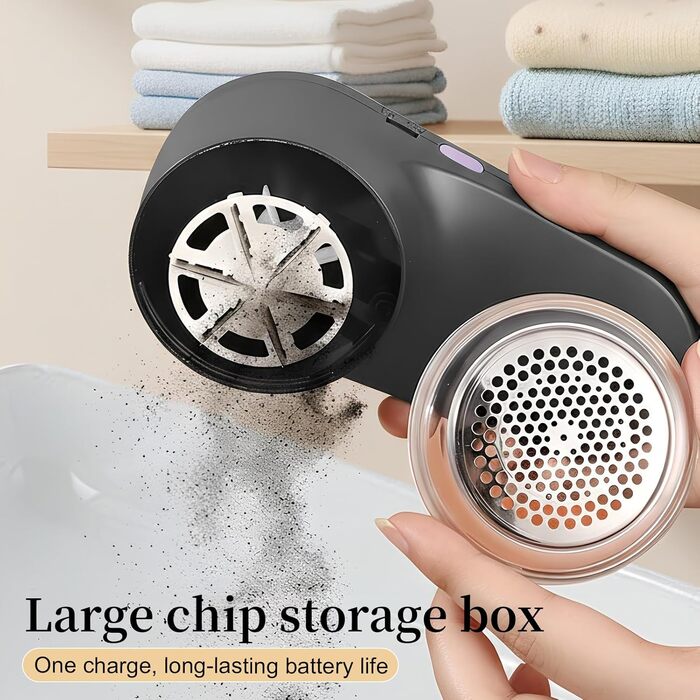 Електричний видалення ворсу 9000 об/хв бездротовий, з LCD-дисплеєм. Потужний видалення ворсу для одягу, диванів, ковдр. В комплекті захисна сітка