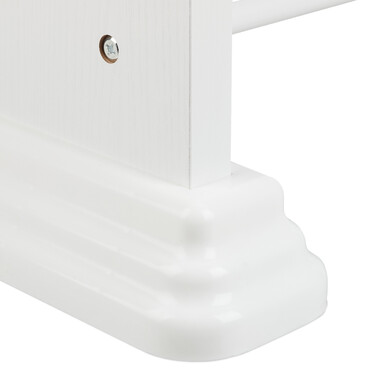 Relaxdays Children's Shelf White with Storage Boxes