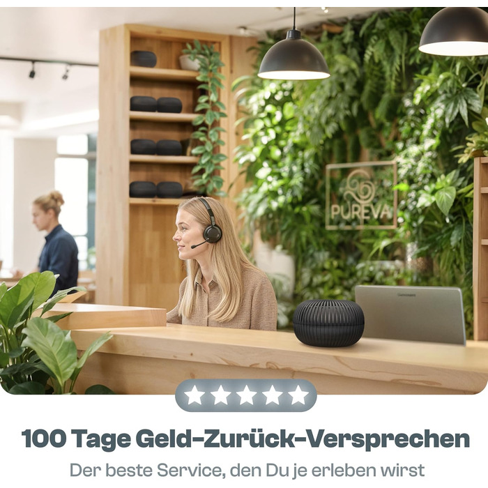 Зволожувач повітря Flow без струму до 25м² [НОВА ФОРМУЛА] - абсорбер вологості для комфортного мікроклімату, 450г гранул, чорний