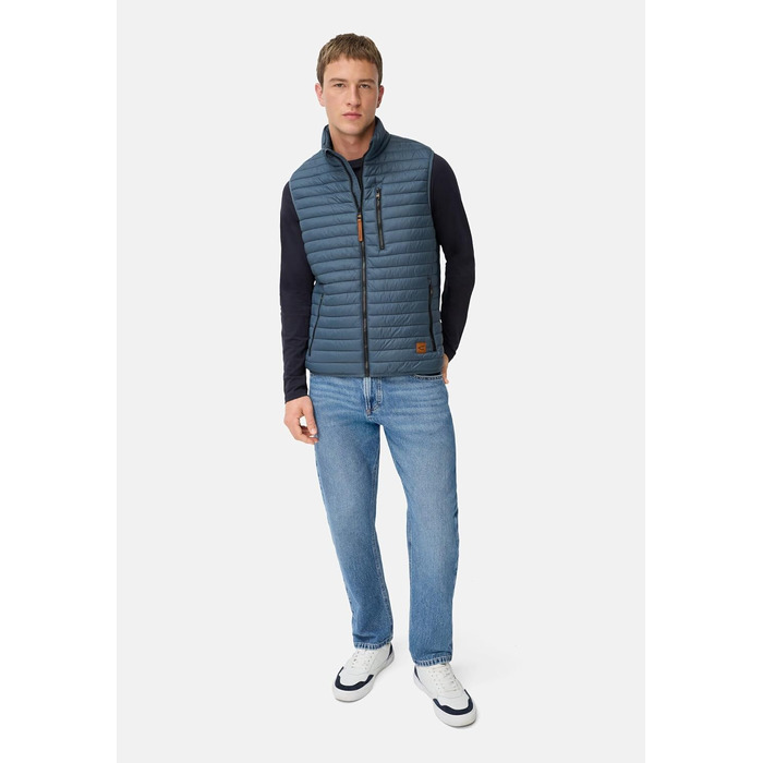 Жилет чоловічий Camel Active, степний, з переробленого поліаміду, колір - Tintenblau (56)