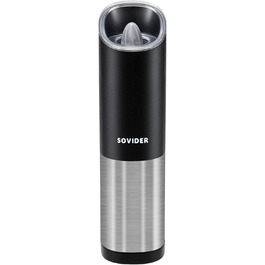 Електрична млинка для перцю та солі SOVIDER, USB-заряджання, регульований помел, LED-підсвітка, для ресторану та гриля