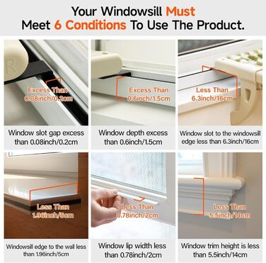 MEWOOFUN Cat Hammock Window Cat Bed Window Sill for Cats - 50x36cm Cat Bed for Radiator Cat Hammock with Soft Bed, Removable Suction Cup Free Holds 18kg (White L)
