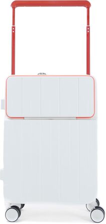 Тролей для подорожей Gorilla Hartschalen з відділенням для ноутбука та TSA замком (білий)