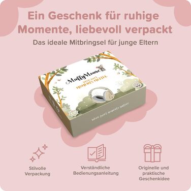 Навушники для захисту від шуму для дітей 3-48 місяців - Захист слуху для немовлят 25dB - М'які навушники для дітей з еластичною та регульованою стрічкою (Рожеві)