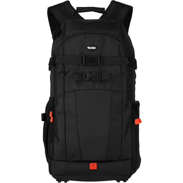 Рюкзак для камери Rollei Fotoliner Ocean L: великий, з перероблених PET-пляшок, з дощем. захистом, розмір ручної поклажі, чорний