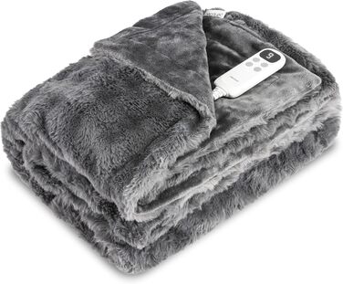Електрична ковдра Cecotec HeatConfort 200 x 180 см, 130 Вт, 10 температурних режимів, LCD-контролер, таймер, PTC+ NTC технологія