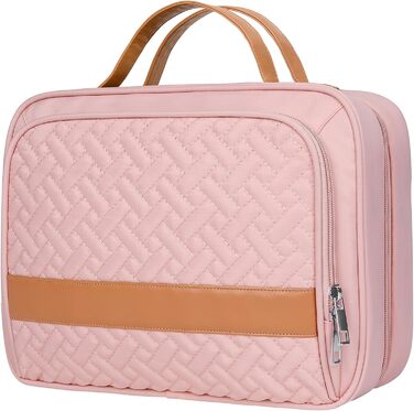 Складана дорожня косметичка IDEATECH, водонепроникна, для чоловіків та жінок, з петлею для підвішування (251-рожевий)