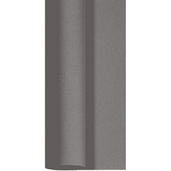 Скатертина рулонна Duni Dunicel Granite Grey 1,18x25м (185476) – сіра скатертинна доріжка для столу, преміум якість, для ресторанів і дому