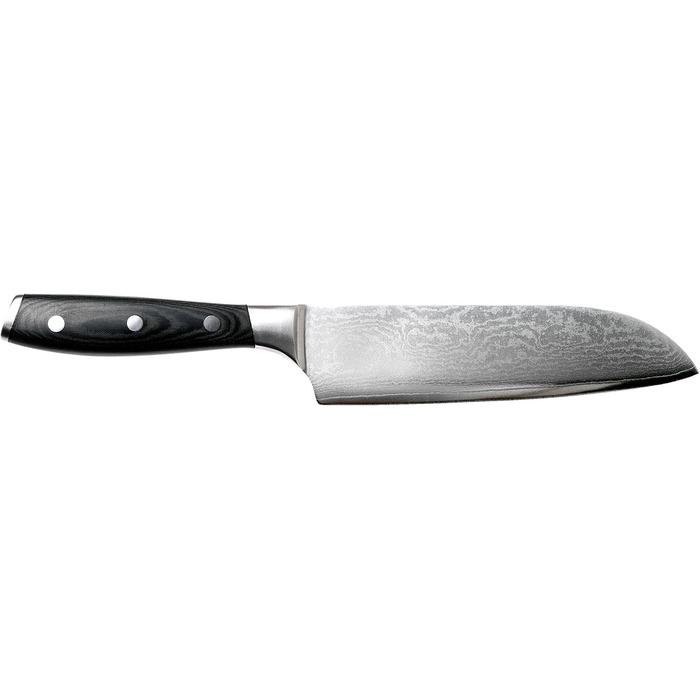 Японський ніж Santoku Eden Classic Damast 18 см з нержавіючої сталі Damast для кухні