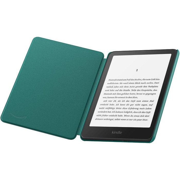 Чохол для Amazon Kindle Paperwhite та Kindle Colorsoft - Легкий, водонепроникний, з тканини (Смарагдово-зелений)
