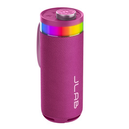 JLab Go Party: Портативна Bluetooth колонка з RGB підсвіткою, IP56 (10W, 16+ годин, Mulberry)