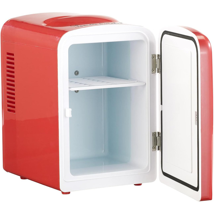 Міні-холодильник Rosenstein & Söhne для подорожей: 4 л, 12/230 В, з функцією підігріву, блакитний