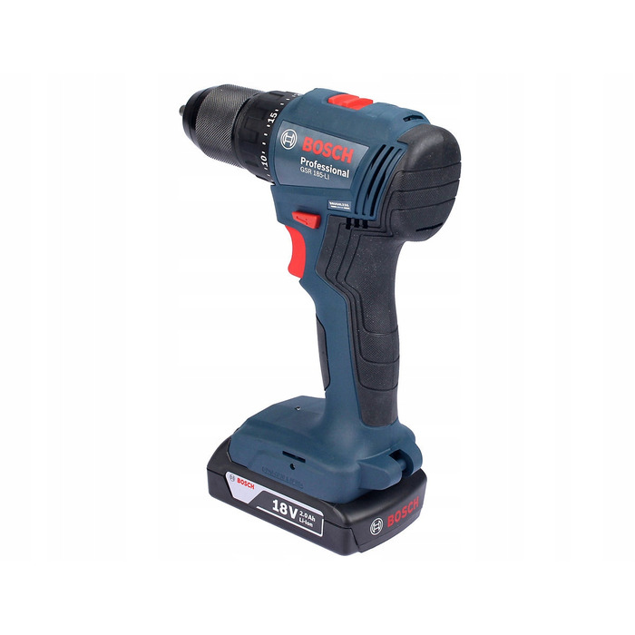 Дриль-шурупокрут Bosch GSR 185-Li, 2 x 2,0 Аг, у кейсі