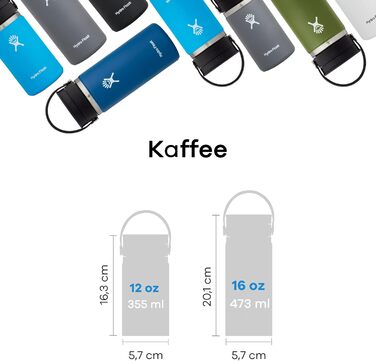 Hydro Flask 473ml Stainless Steel Travel Mug - Insulated Coffee Tumbler with Flex Sip Lid - Leakproof & Wide Mouth