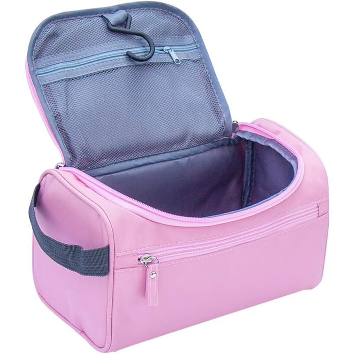 Косметичка для подорожей - універсальна косметичка для чоловіків та жінок, сумочка для гігієнічних засобів, рожева