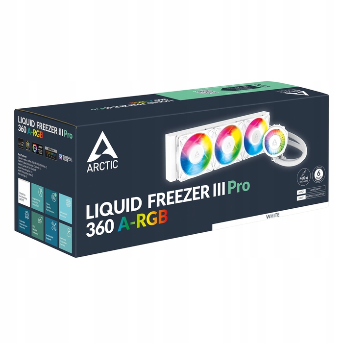 Рідинне охолодження Arctic Liquid Freezer III Pro 360 A-RGB White